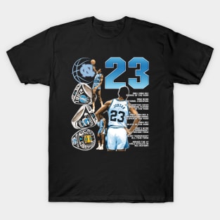 Michael Jordan College Stats T-Shirt